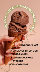 Heladería-Las delicias del valle